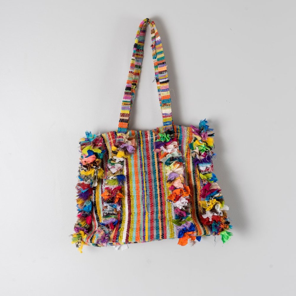 NWOT ECO Recycled fabric bag -- India
